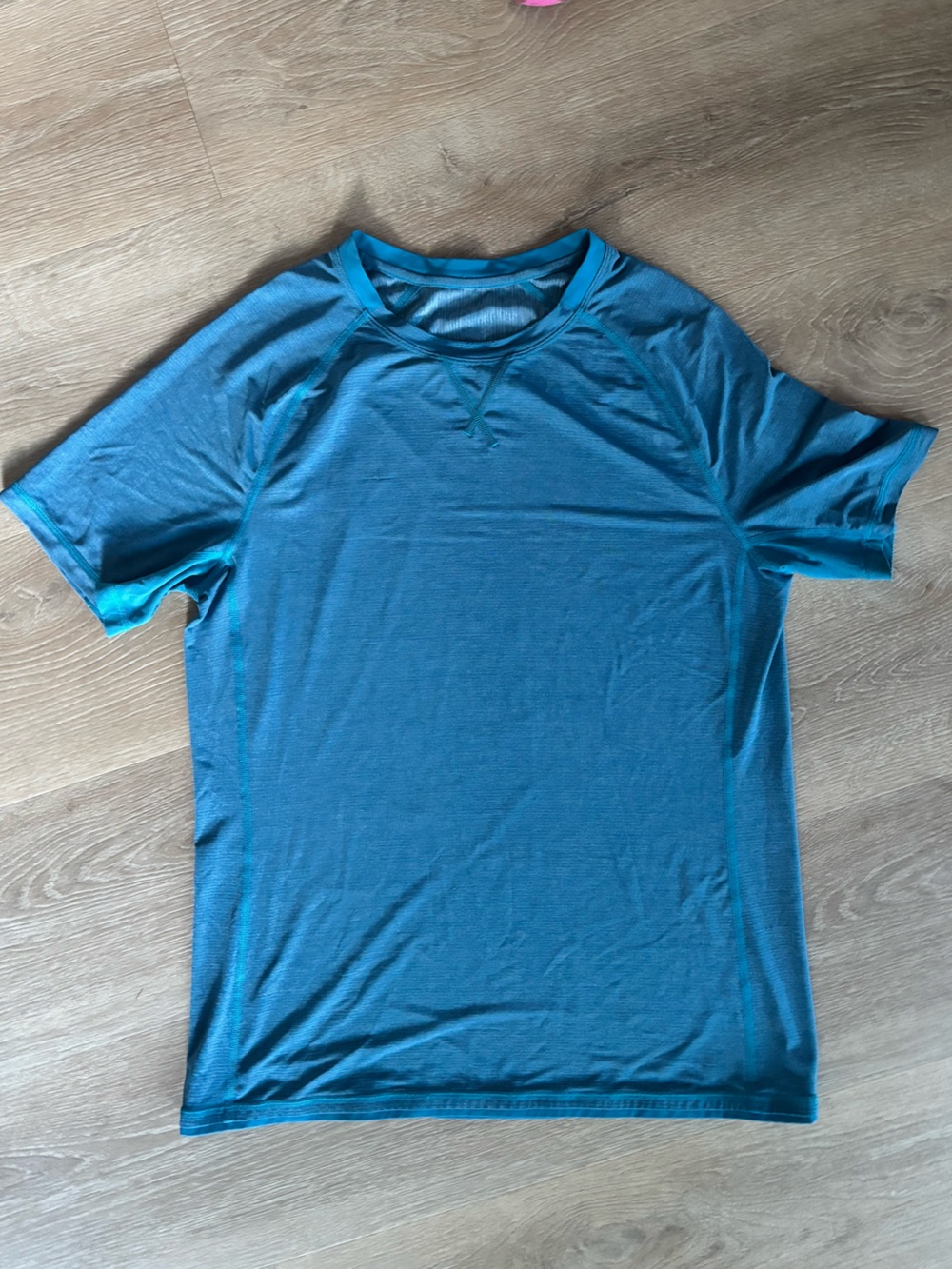 lululemon athletica Short Sleeve Tee in Teal Blue